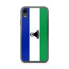 Phone Case – Flag of Lesotho – Compatible iPhone XR – Soft Case – Resistant and Shockproof - Silicone - Pixelforma