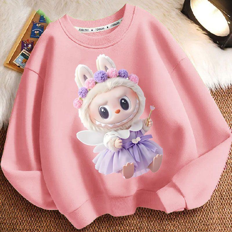 

Детские свободные худи с круглым вырезом для весны, осени и зимы, милые свободные худи с круглым вырезом с длинными рукавами для мальчиков и девочек 140