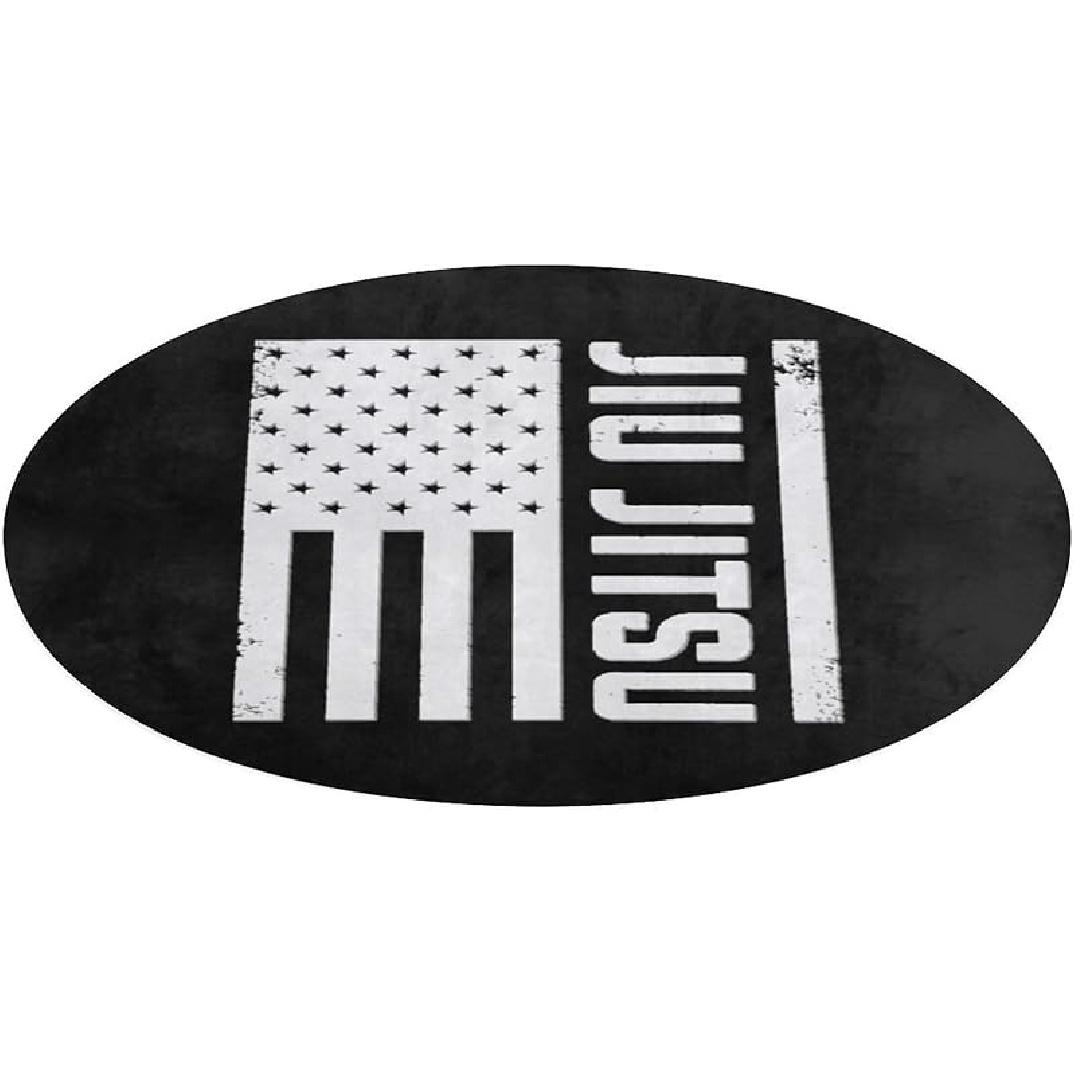 

Ковер из кораллового вельвета с американским флагом для джиу-джитсу, нескользящий коврик для пола, круглый коврик-клякса, мягкие ковры для спальни, гостиной 2 x 2 (Oval,Rectangular