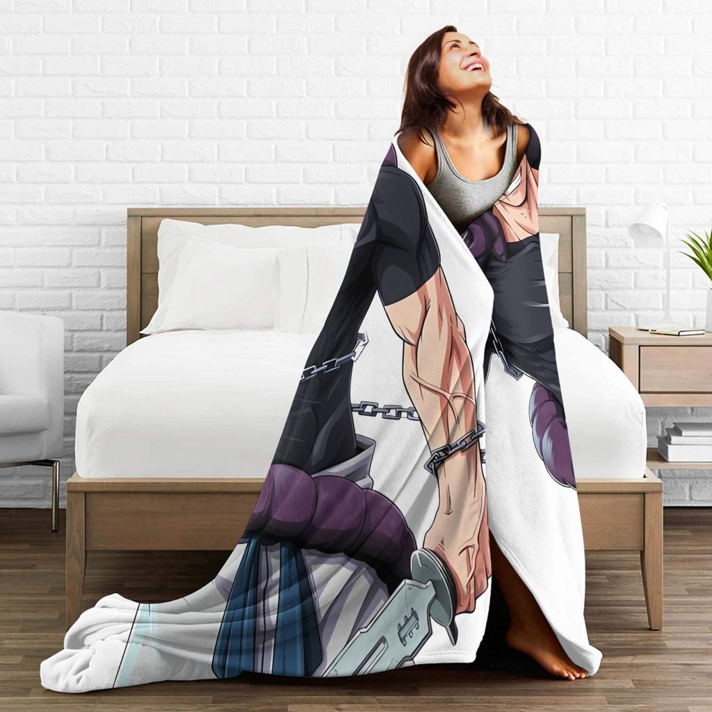 Coperta Manga Giapponese Toji Fushiguro Qualità Morbida Plaid Invernale Ragazze Ragazzi Divano Sedia Moda Copriletto