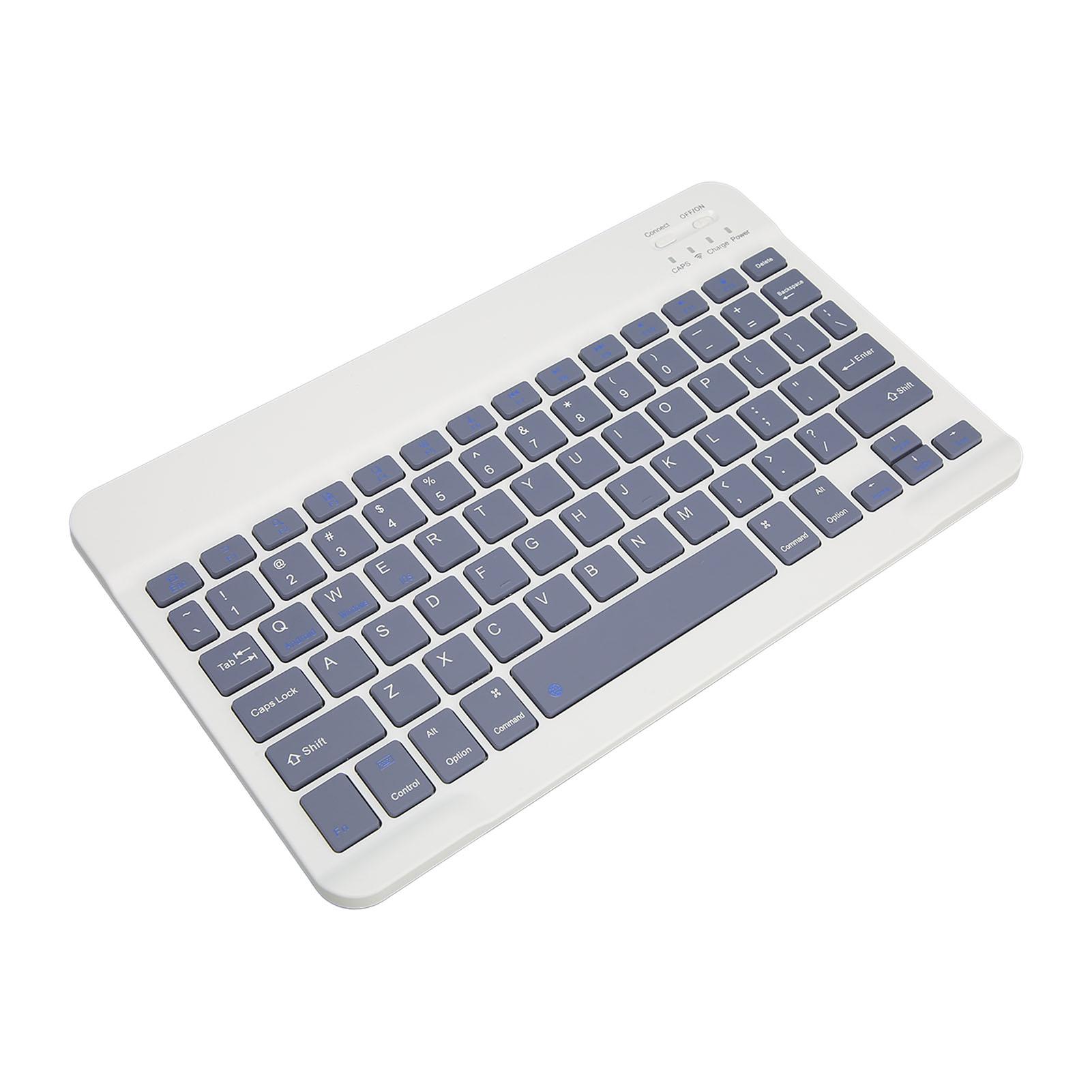 

78 Key Wireless Bluetooth Keyboard 32.8ft Ergonomic Ultra Thin Silent Rechargeable Keyboard for IOS темно-фиолетового