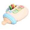 Baby Bottle Shape Teething Toys Soothing Sounds Lullaby Machine with Light and Music for Newborn Early Education