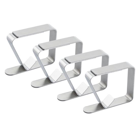 Tablecloth Clip Convenient Non-slip Stainless Steel Windproof Table Cover Clamp for Outdoor