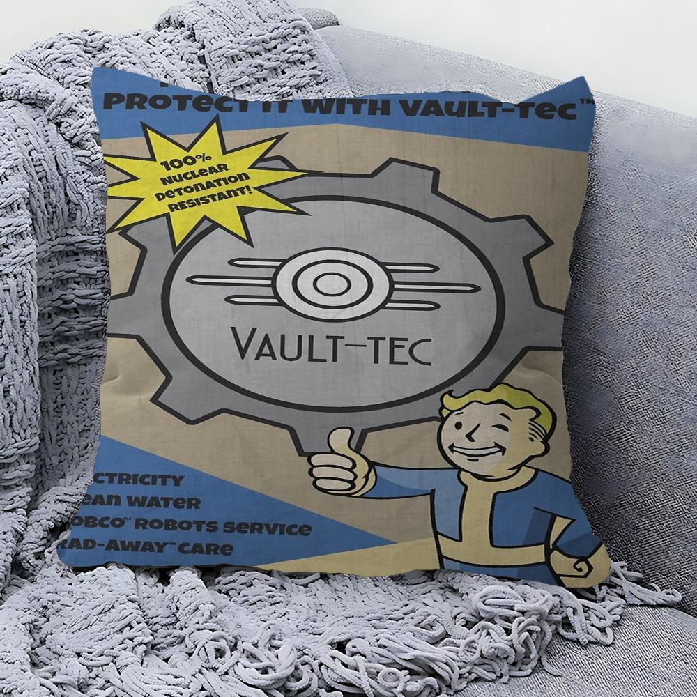 Fallout 3 4 Game Office Cushion Pillowcase Car Cushion Cover45X45CM Lumbar Pillowcase Sofa Pillowcover