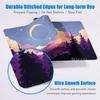Pixel Art Cloudy Sky Mousepad Cute Mouse Pad Kawaii XXL E-Sports Desk Pad Extended Gaming Keyboard Mat Large Pink purple DeskMat