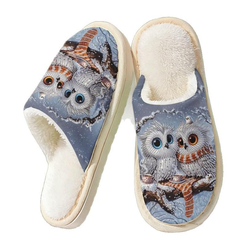 Cotton Shoes - Men's Warm and Comfortable Casual Home Shoes - Women's Slippers
