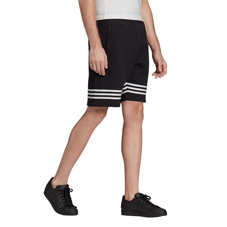 Adidas Originals Outline Shorts With Trefoil Logo Men Bottoms Black FM3877