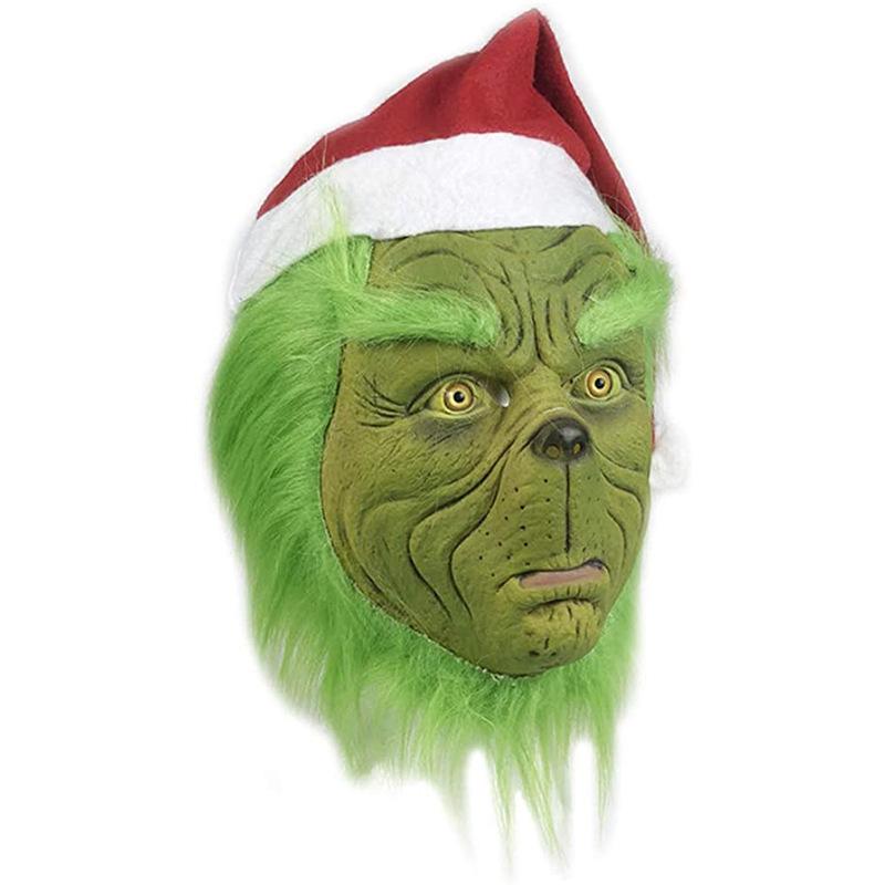 Grinch Christmas Costume Set: Green Furry Monster Outfit for Halloween and Events