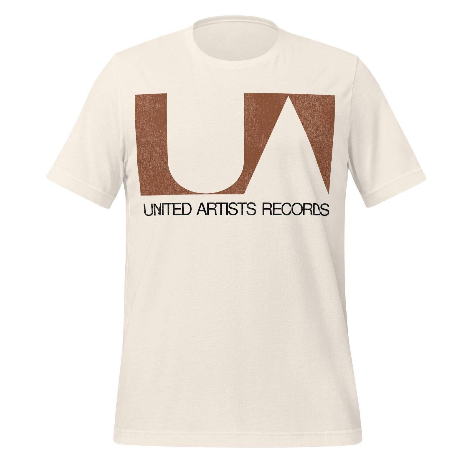 United Artists Record T-Shirt: Retro 60s-70s Music Label - Cotton XL