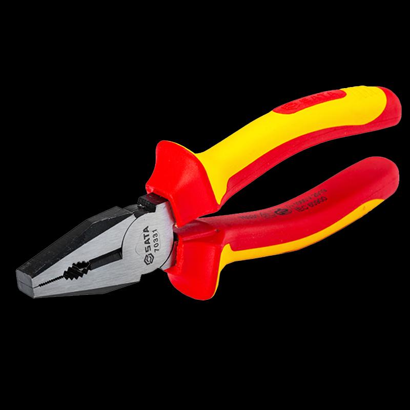 SATA 8-inch VDE Insulated Combination Pliers