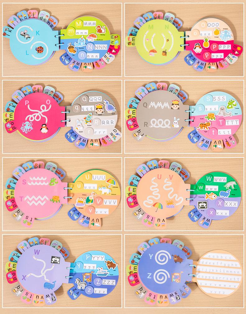 Children's Early Education Quiet Sticker Book: Baby Letters & Thinking Toys