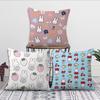 Cartoon M-Miffys Cute Cushion Cover For Pillow Printing Sofa Decoration Home Car Room Coffee Shop Office Nordic Simplicity