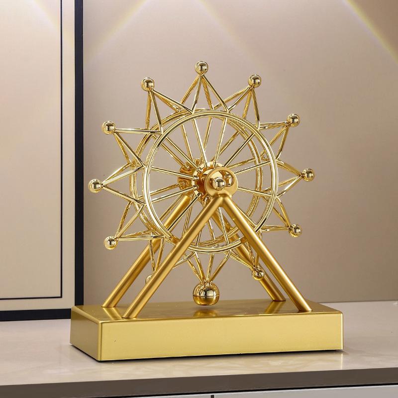 Decoration Crafts Ferris Wheel Kinetic Art Perpetual Motion Mobile Milky Way Orbital Gadget Electric Wiggler Office Desk Toy