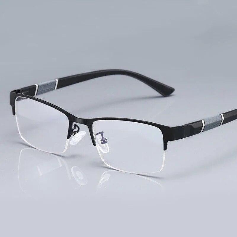 Reading Glasses Men Women High Quality Half-frame Diopter Glasses Business Male Presbyopic Eyeglasses +1.0 1.5 2.0 2.5 3.0 3.5 4