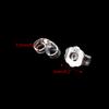 50Pieces Post Pierced Earring Backings Secure for Studs Safety Butterfly Ear