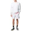 Adidas X Pharrell Williams Co-Branded Solid Color Crew Neck Cotton Pullover Sweatshirt Unisex Tops Grey GM1973