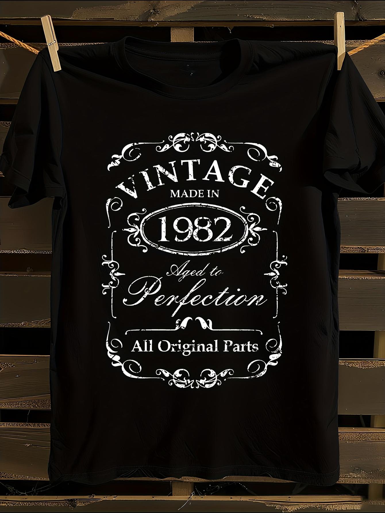 Vintage Tshirt Vintage 1982 Graphic Tshirt XL