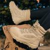 TUINANLE High-Top Hiking Shoes Safey Boots Unisex Large Sizes Perfect for Autumn Men Outdoor Walking Boots