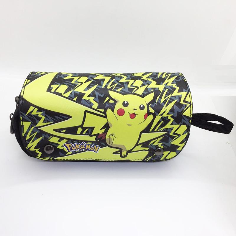 Large Capacity Pokémon Pencil Case for Students - Cartoon Anime Design