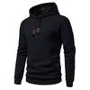 Men S European Size Casual Long Sleeve Hooded Plaid Sweatshirt