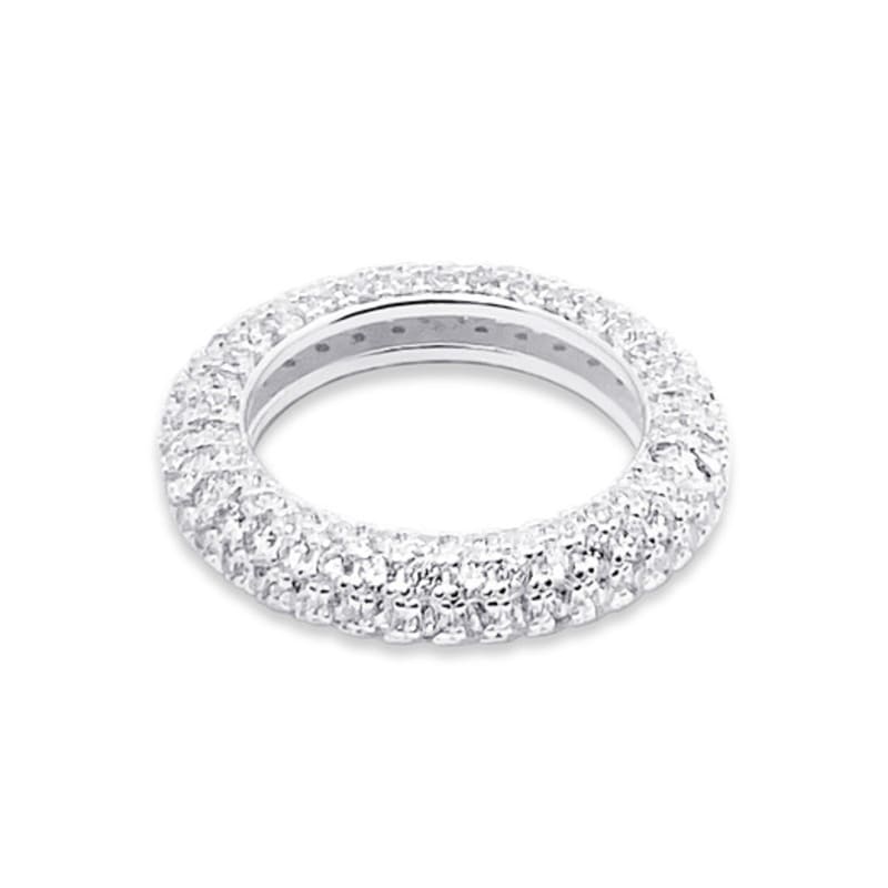 RAINDROP JEWELRY Raindrop Donut Pave Eternity Ring [S925]