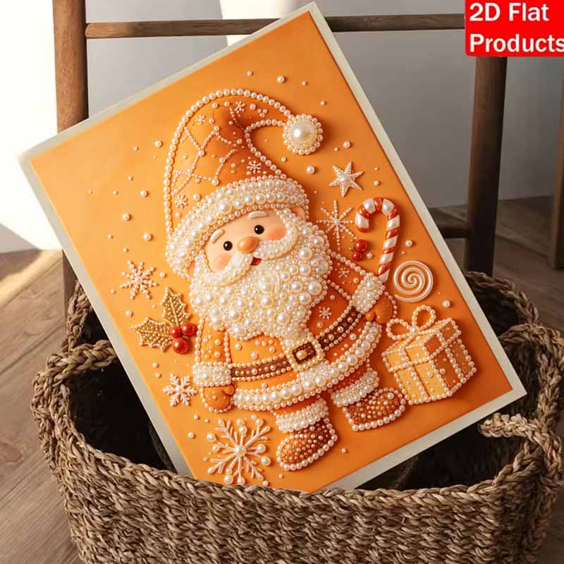 Weihnachts-Perlenmalset Weihnachtsmann Handgemachtes DIY Heimdekoration Malerei