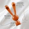 Sandalwood Rabbit Nose Scraping Massage Comb for Meridian Clearing Eye Acupoint Therapy Blood Circulation Promotion