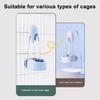Parrot Water Feeder 125ml Bottle Automatic Water Dispenser Birdcage Water Dispenser Bird Feeder with Anti-Splash Base for Horizontal And Vertical