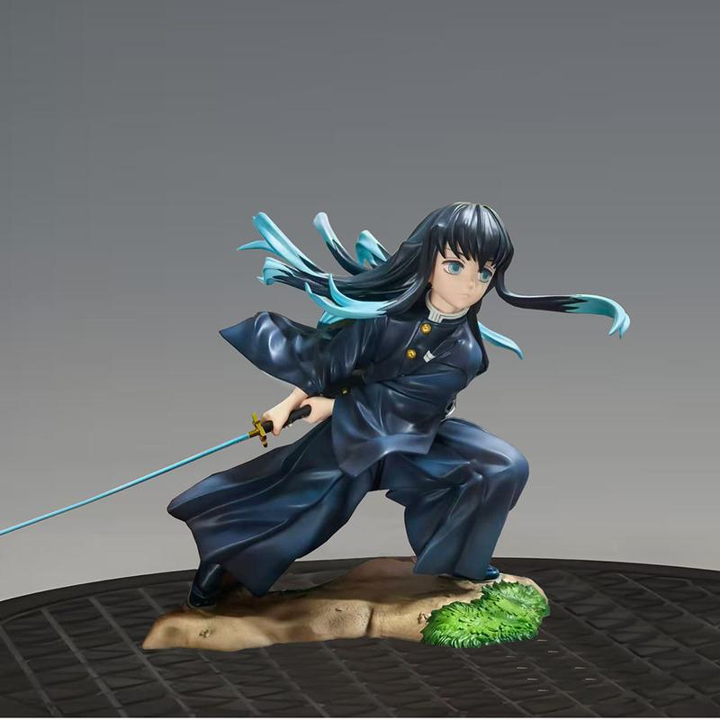 Gk New Anime Demon Slayer Figure Tokitou Muichirou Figures Action Figurine Pvc Doll Decoration Statue Model Toys Gifts