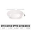 Shaoshan A5 Melamine Round Deep Dinner Plate