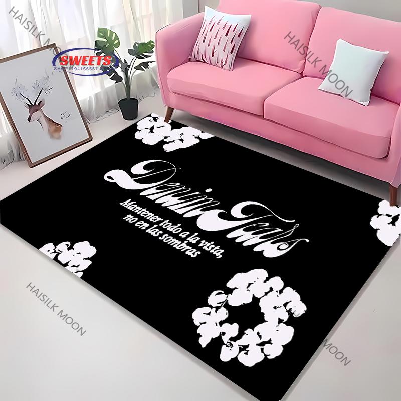 Disc Player Carpet Furry Mat for Living Room Decorative Area Rug Gift for Anniversary Mother Day Father Day