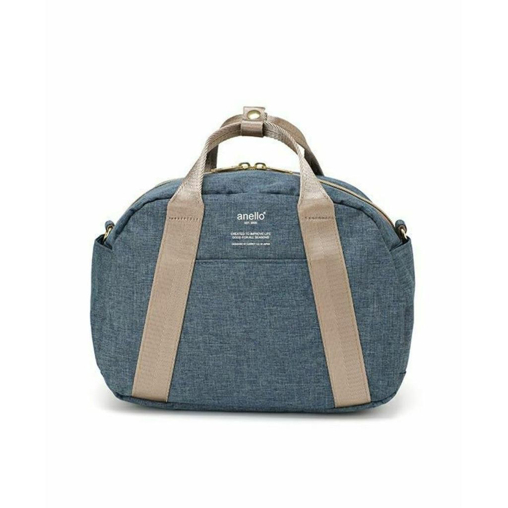 Anello CHUBBY Mini Boston Bag, B5 Size, Multi-Storage, Denim Blue (ATC1835Z)