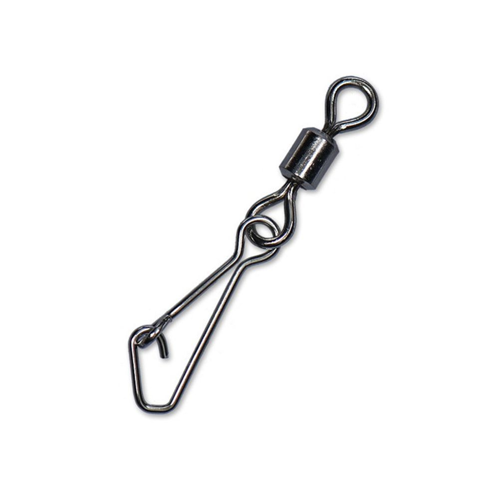 Metal Fishing Tools Fishing Hook Interlock Rolling Swivel Fishing Bearing Connector Tackle Swivels