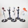 5pcs/set Anime Rei Figure Playthings 13cm Ayanami Rei Gasha Portraits PVC Action Model Collection Dolls Fans Gifts