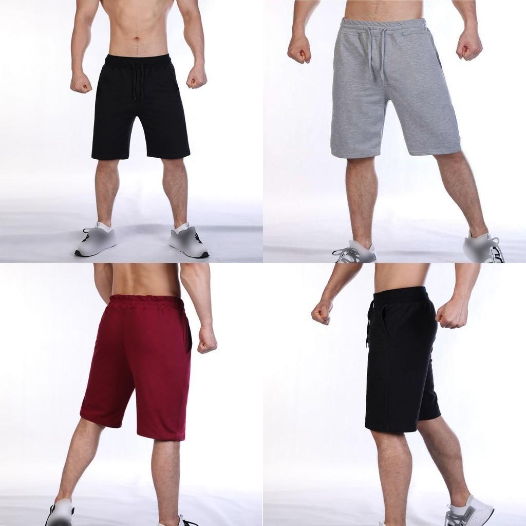 Mens Plain Elasticated Gym Shorts Comfy Sports Jogging Trousers S-3xl Black