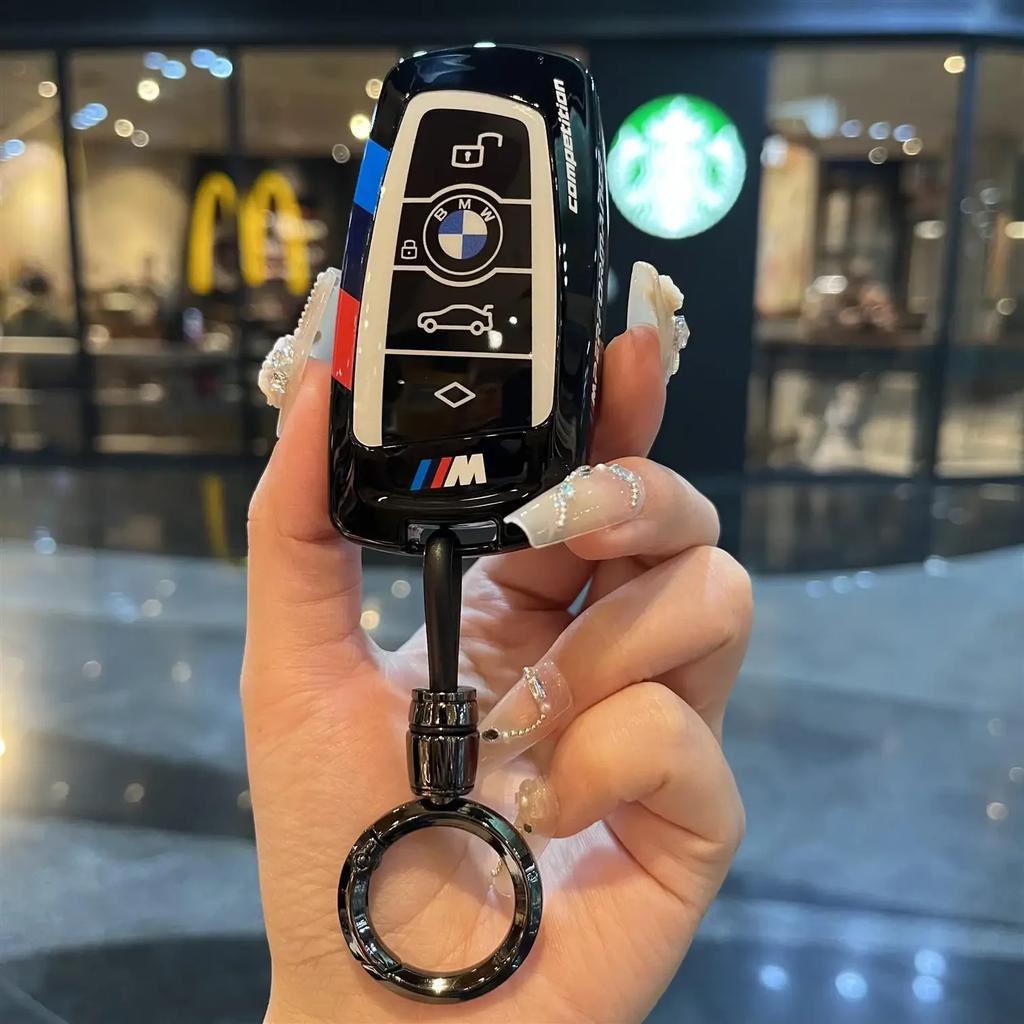 Car Remote Key Case Cover Shell for BMW X1 X3 X5 X6 X7 1 3 5 6 7 Series G20 G30 G11 F15 F16 G01 G02 F48 Car Accessories EV2