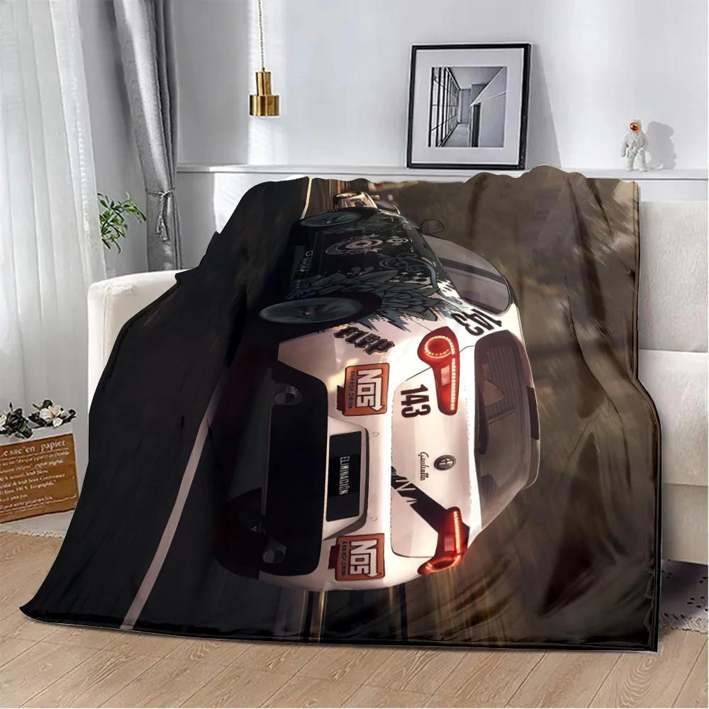 Sportwagen-Luxus-ALFA-ROMEOES-bedruckte Decke, Picknickdecken, warme Decke, weich und bequem, für zu Hause, Reisen, Geburtstagsgeschenk