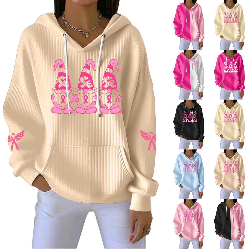 Women's Fashion CasualAngel Printed Pullover Sports Long Sleeve Sweatshirt