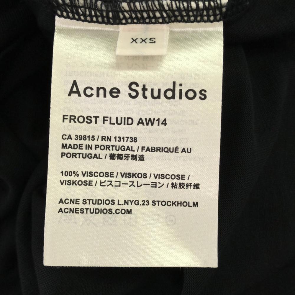 ACNE STUDIOS Long sleeve Hooded one piece XXS black Women Used