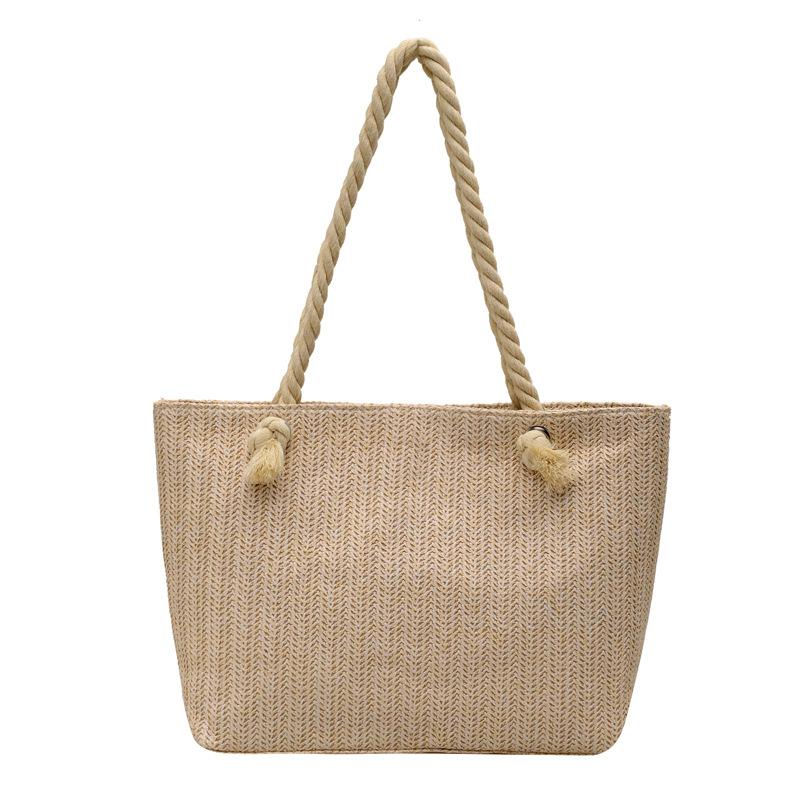 Fashion shoulder bag new straw fashion versatile temperament large capacity shoulder armpit bag