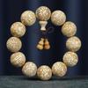 Ebony Cypress 20mm Bracelet: Ethnic Auspicious Cloud Pattern Prayer Beads for Men and Women