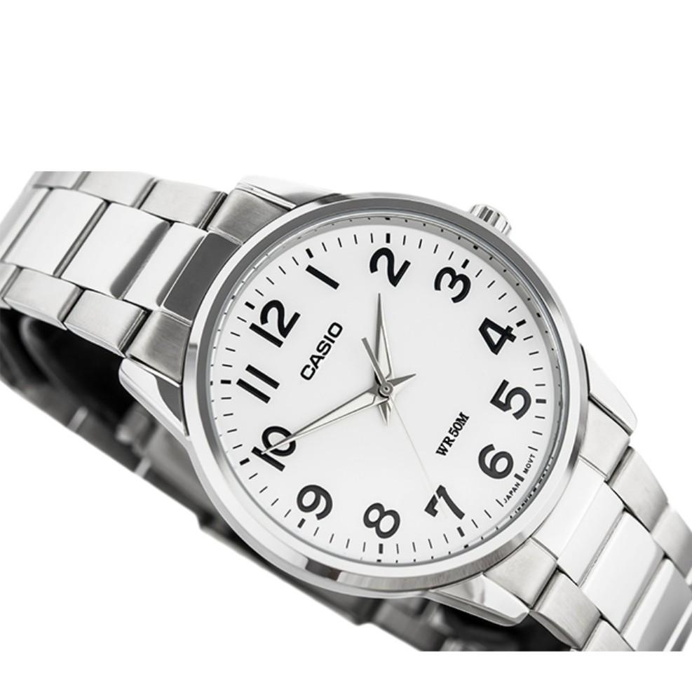 Casio Men's Leather / Metal Watch MTP-1303L-7B / MTP-1303D-7B
