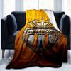 1PC Football Monaco Printed Soft Flannel Blanket Throw for Adult Bedroom Living Room Sofa Camping Travel Fan gifts Christmas Gifts