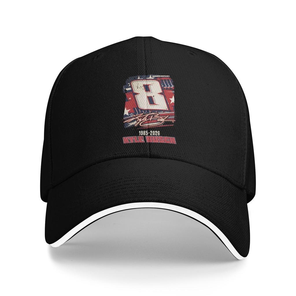 Kyle Busch Rip Baseball Cap Retro Sandwich Hat Unisex Adjustable Sun Hat Outdoor