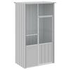 Grey Bird Cage 115x78x200 Cm Galvanized Steel