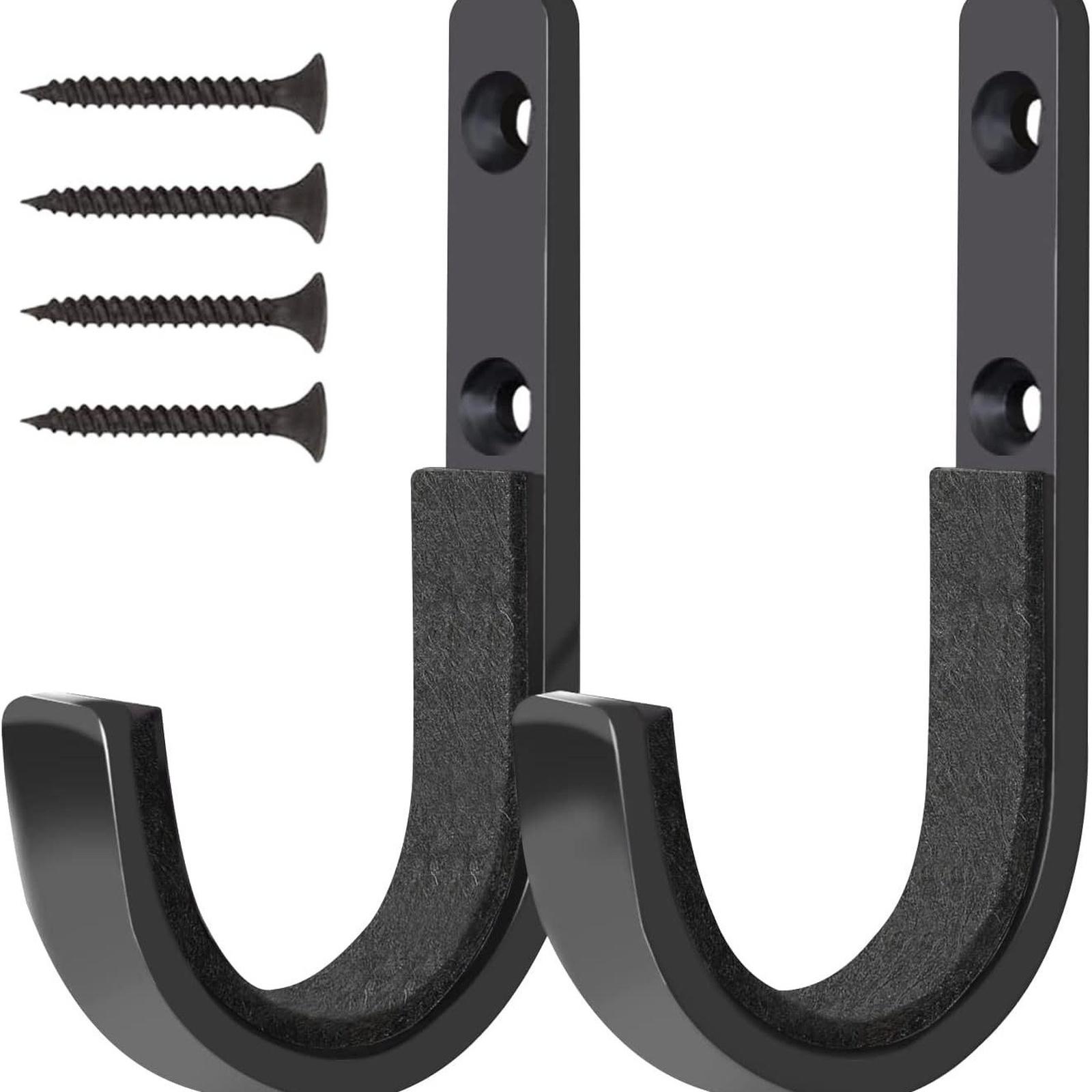 

4Pcs s Shot Hooks Heavy-Duty Stainless Steel Hook Wall Mount Storage Rack for Shot Bow & One Size чёрный