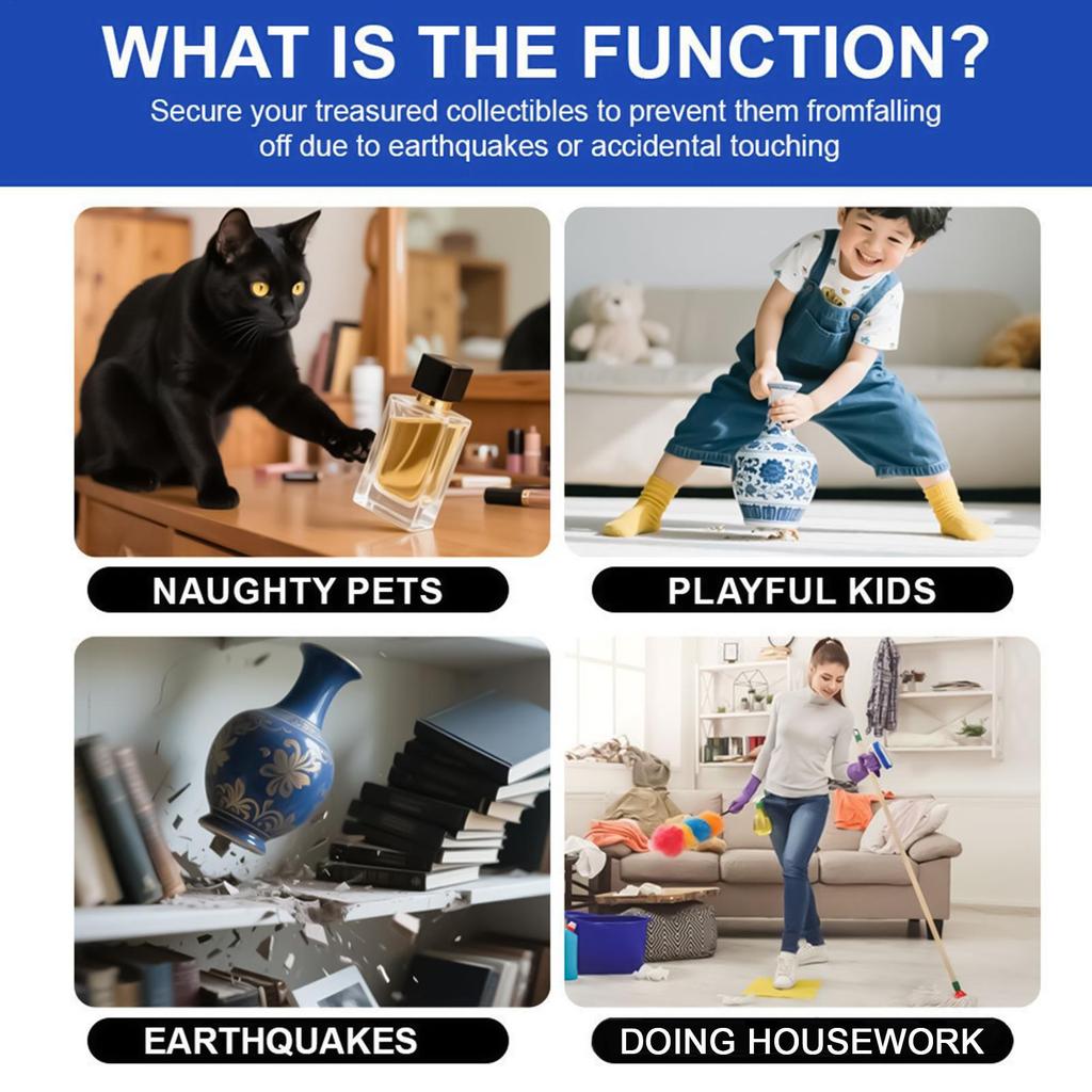 Museum Paste 50g Removable Reusable Mounting Putty Clear Adhesive for Exhibit Ceramic Artifact Photo Poster Wall Hanging Safe