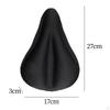 Bike Saddle Bicycle Cushion Cycling Accessories, Black Padded Seat, Seat Cover for