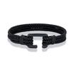 C Clasp Bracelets Men Multilayer Keel Waterproof Rope Bracelet Women Black Stainless Steel Easy Sport Hook