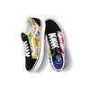 Vans Old Skool Series Color Label Print Low Top Skate Shoes Unisex Sneakers Black VN0A3WKT4RR
